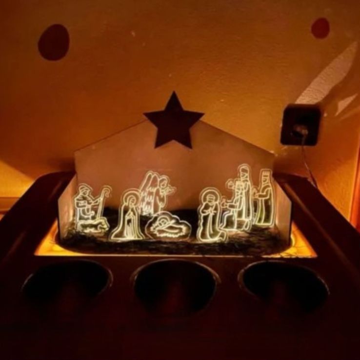 christmas (21) Πίνακας «Φάτνη»