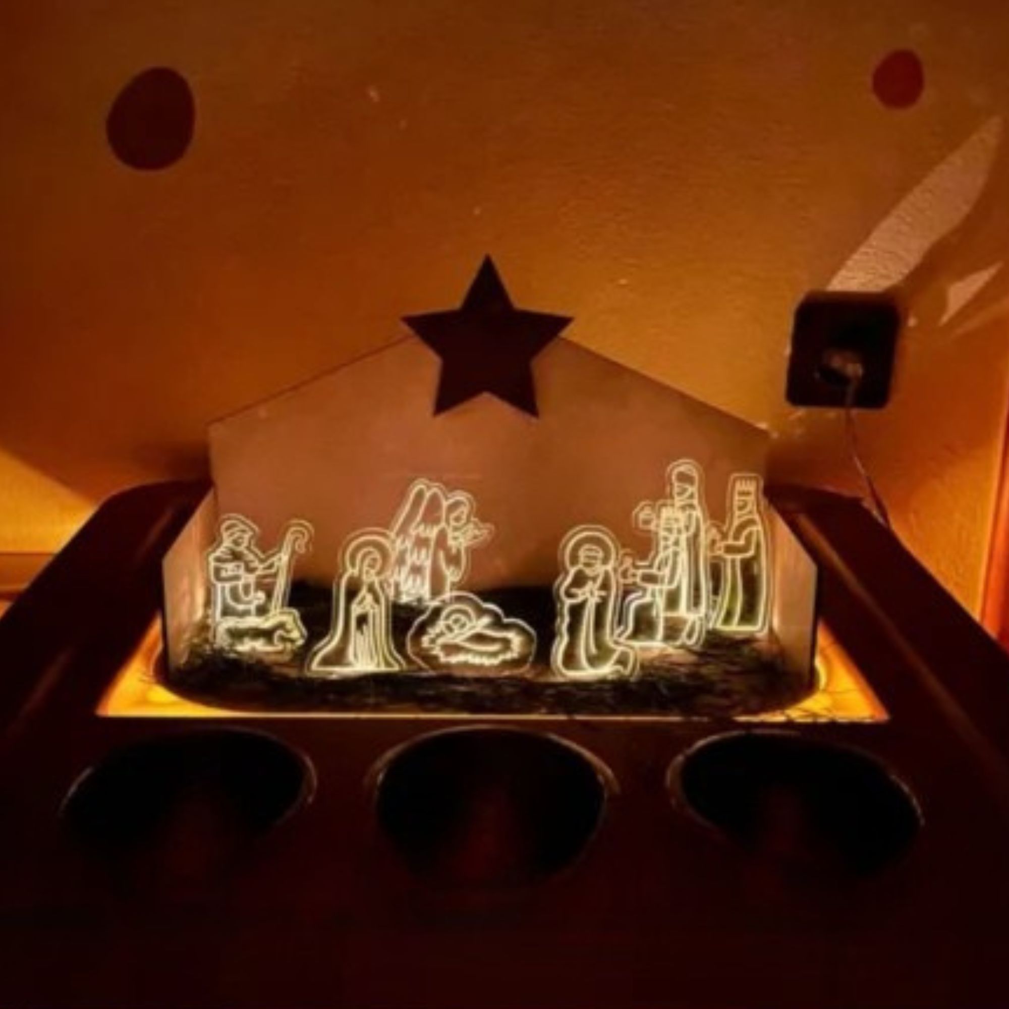 christmas (21) Πίνακας «Φάτνη»