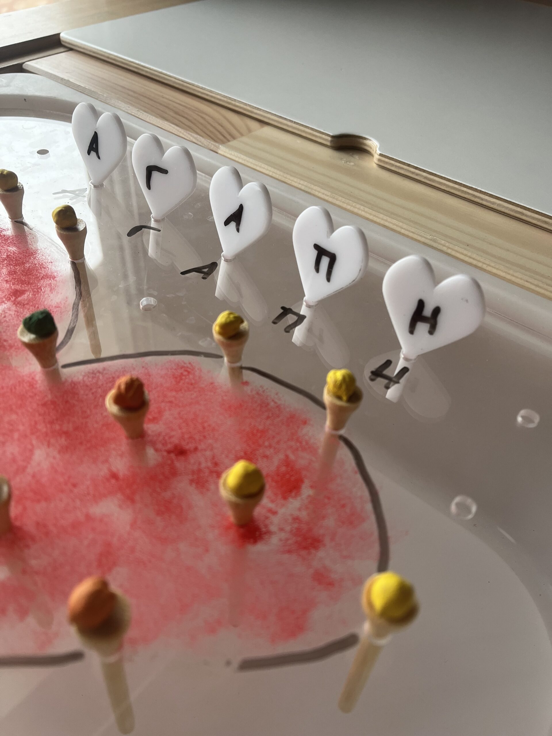 Ακρυλικά Ενσφηνώματα Καρδούλες - Image 3