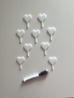 Ακρυλικά Ενσφηνώματα Καρδούλες - Image 2