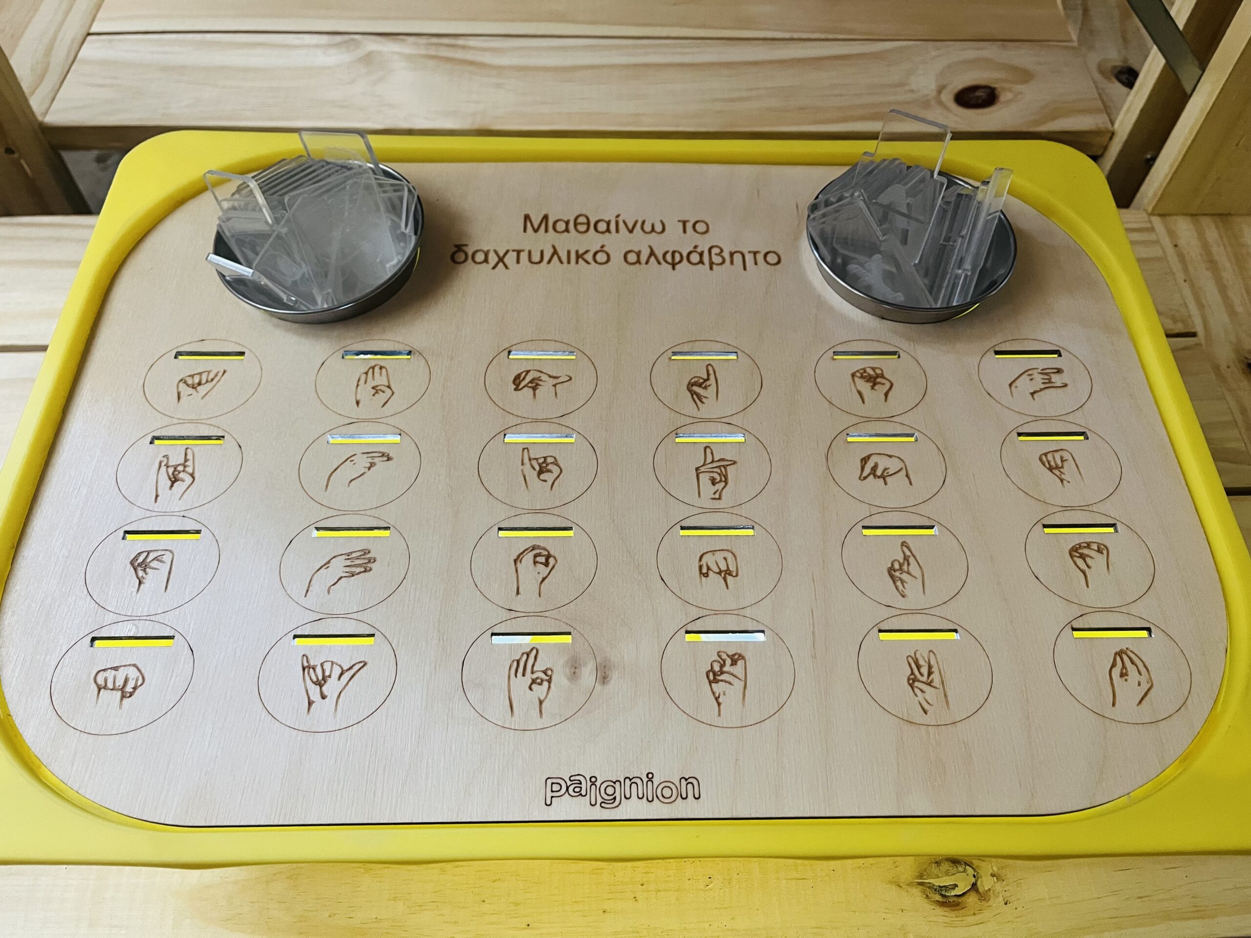 Πίνακας Εκμάθησης του Δακτυλικού Αλφάβητου - Image 2