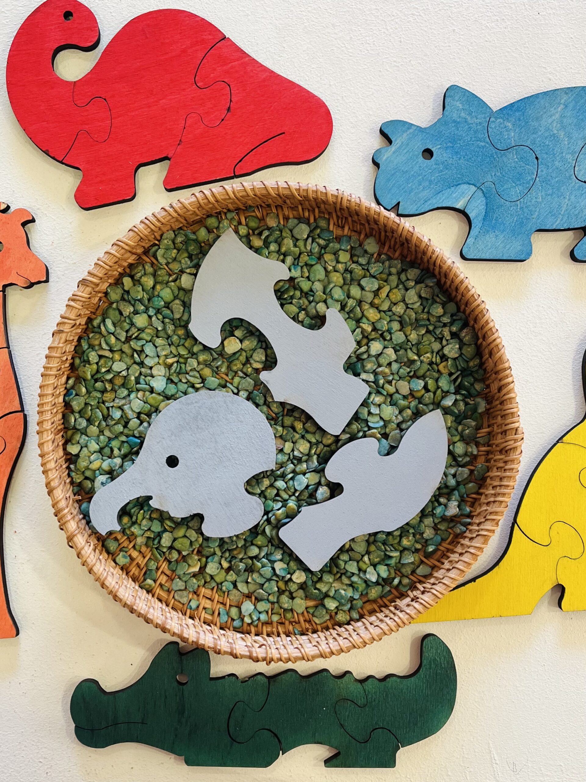 Ξύλινα Πολύχρωμα Παζλ Ζώων - Image 8