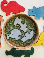 Ξύλινα Πολύχρωμα Παζλ Ζώων - Image 8