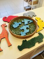 Ξύλινα Πολύχρωμα Παζλ Ζώων - Image 10