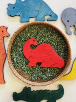 Ξύλινα Πολύχρωμα Παζλ Ζώων - Image 11