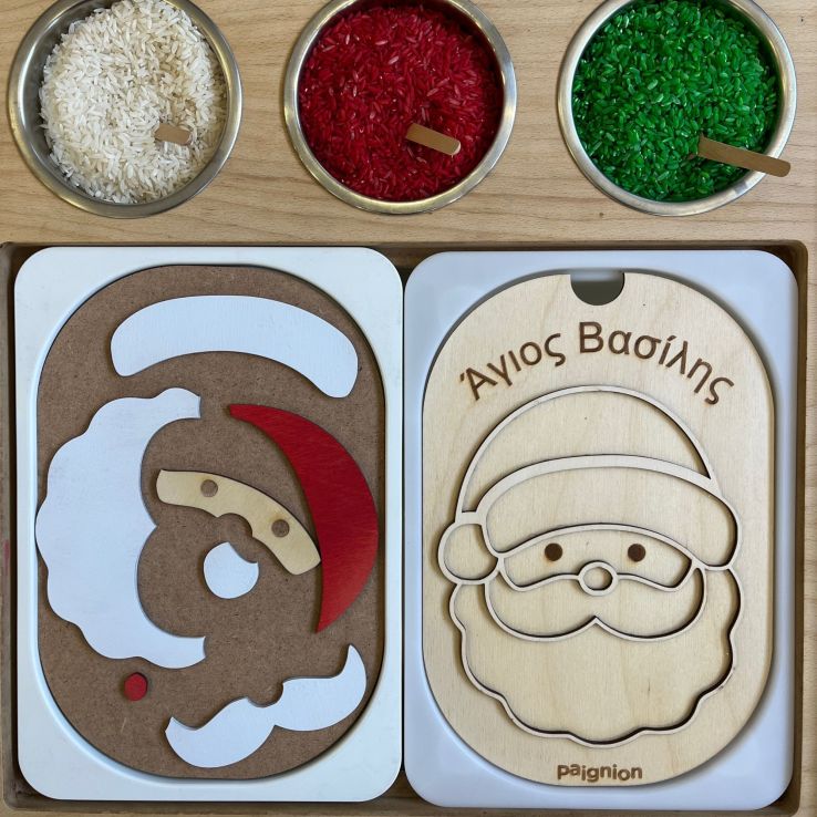 Πίνακας Παζλ "Άγιος Βασίλης"