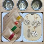 πίνακας Trofast χριστουγεννιατικα στολιδια